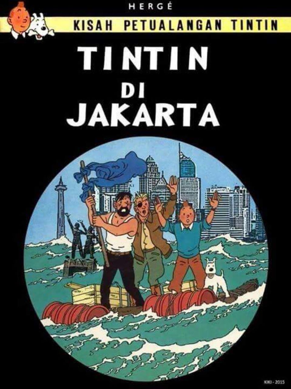 Gambar Kartun Banjir Jakarta